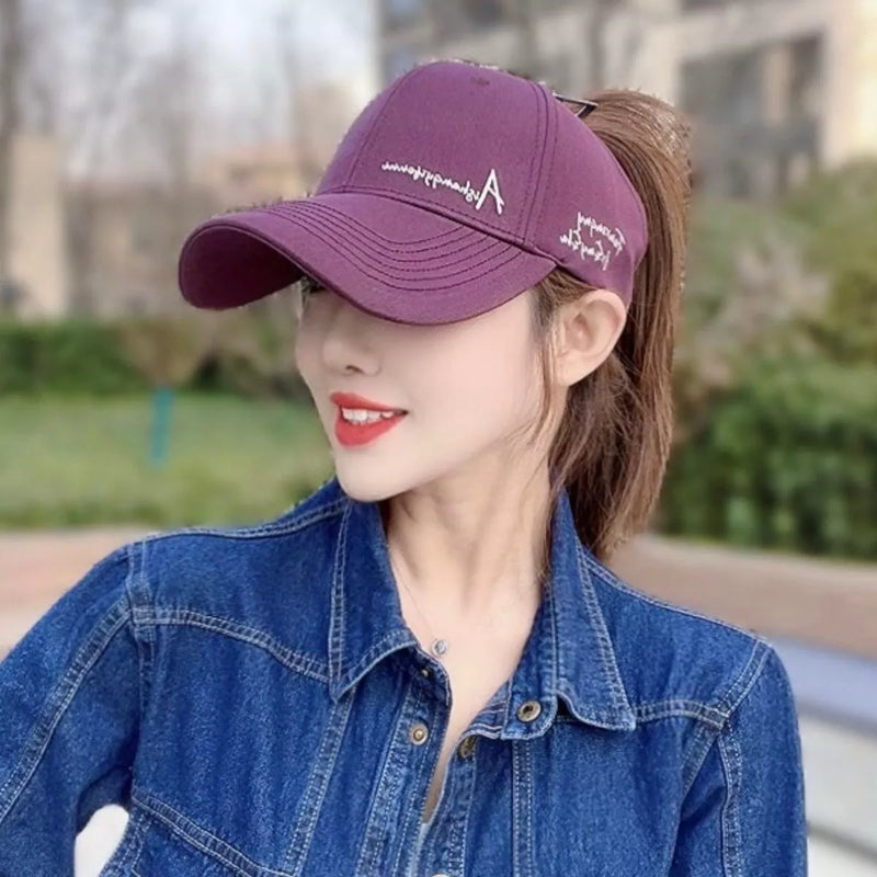 Monarch Millinery embroidered cotton baseball cap front view