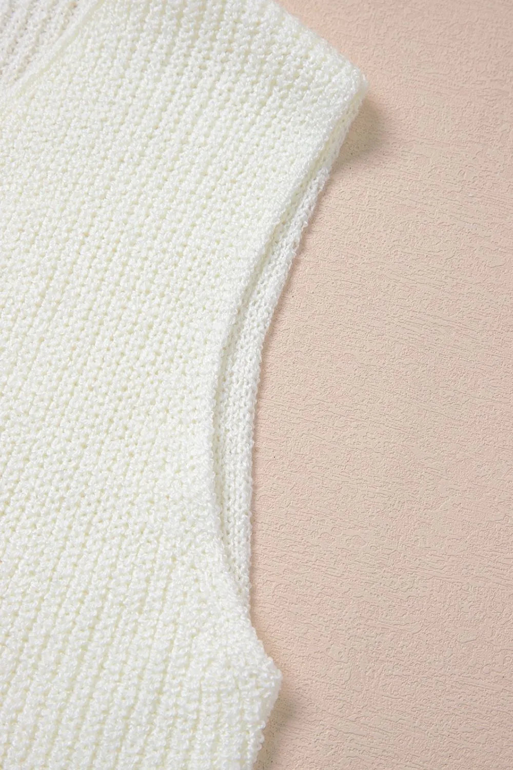 Double Tie V Neck Sweater Vest - Fashorio