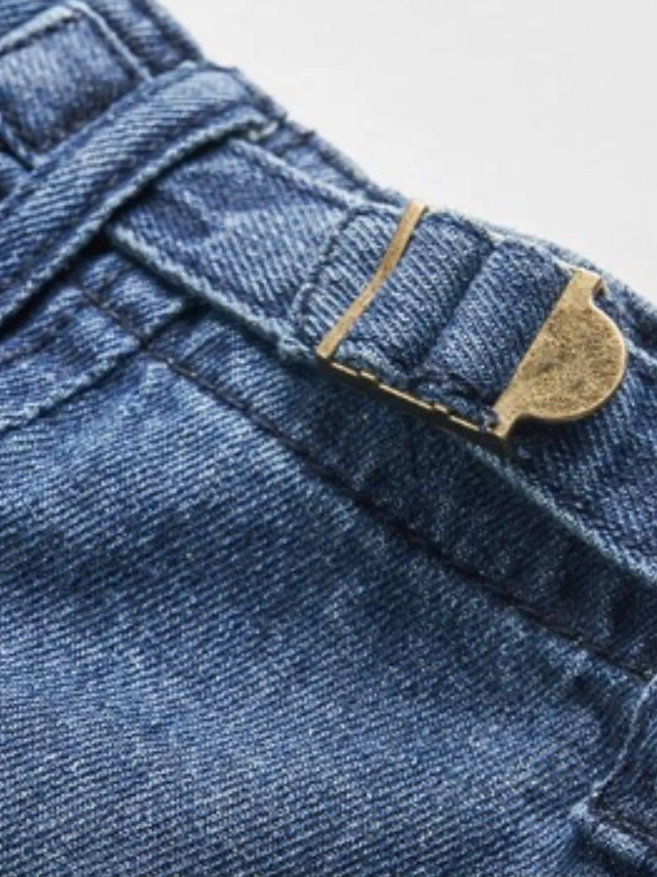 Men's Pocketed Denim Shorts - Fashorio