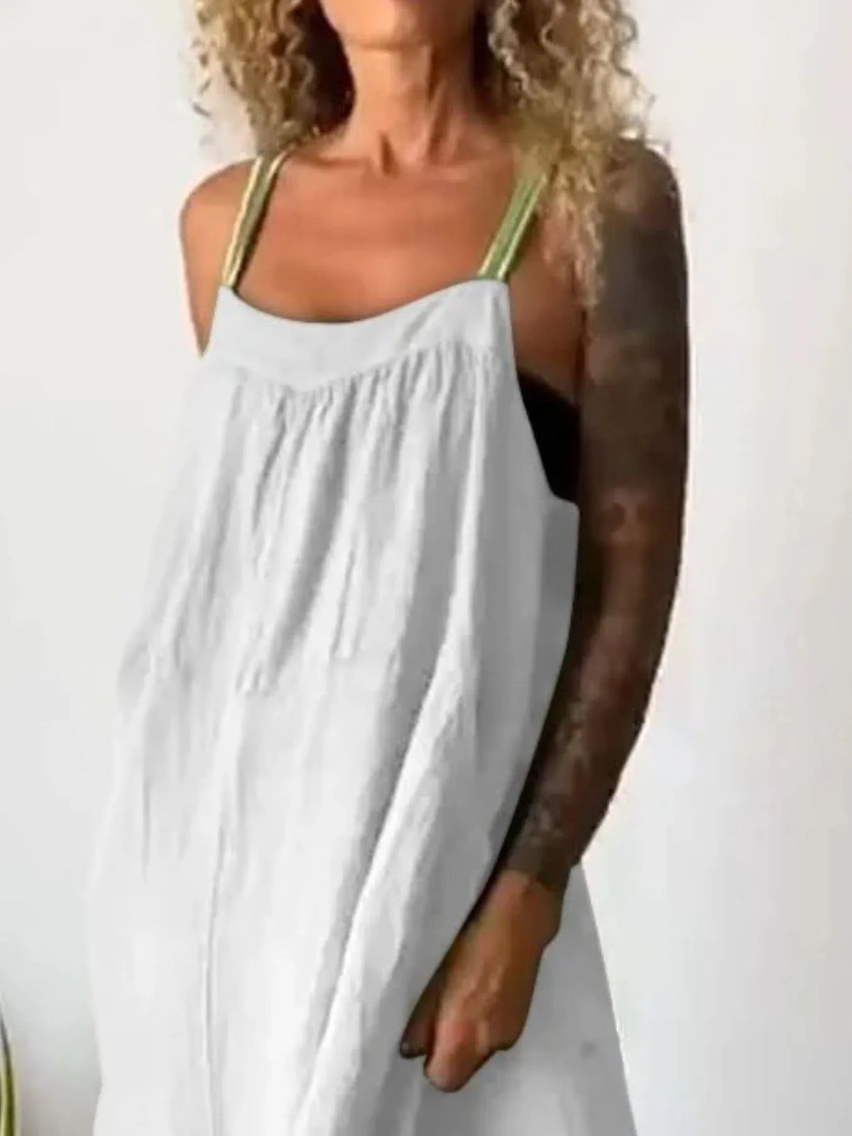 Ruched Cami Maxi Dress with Pockets Plus Size view 22