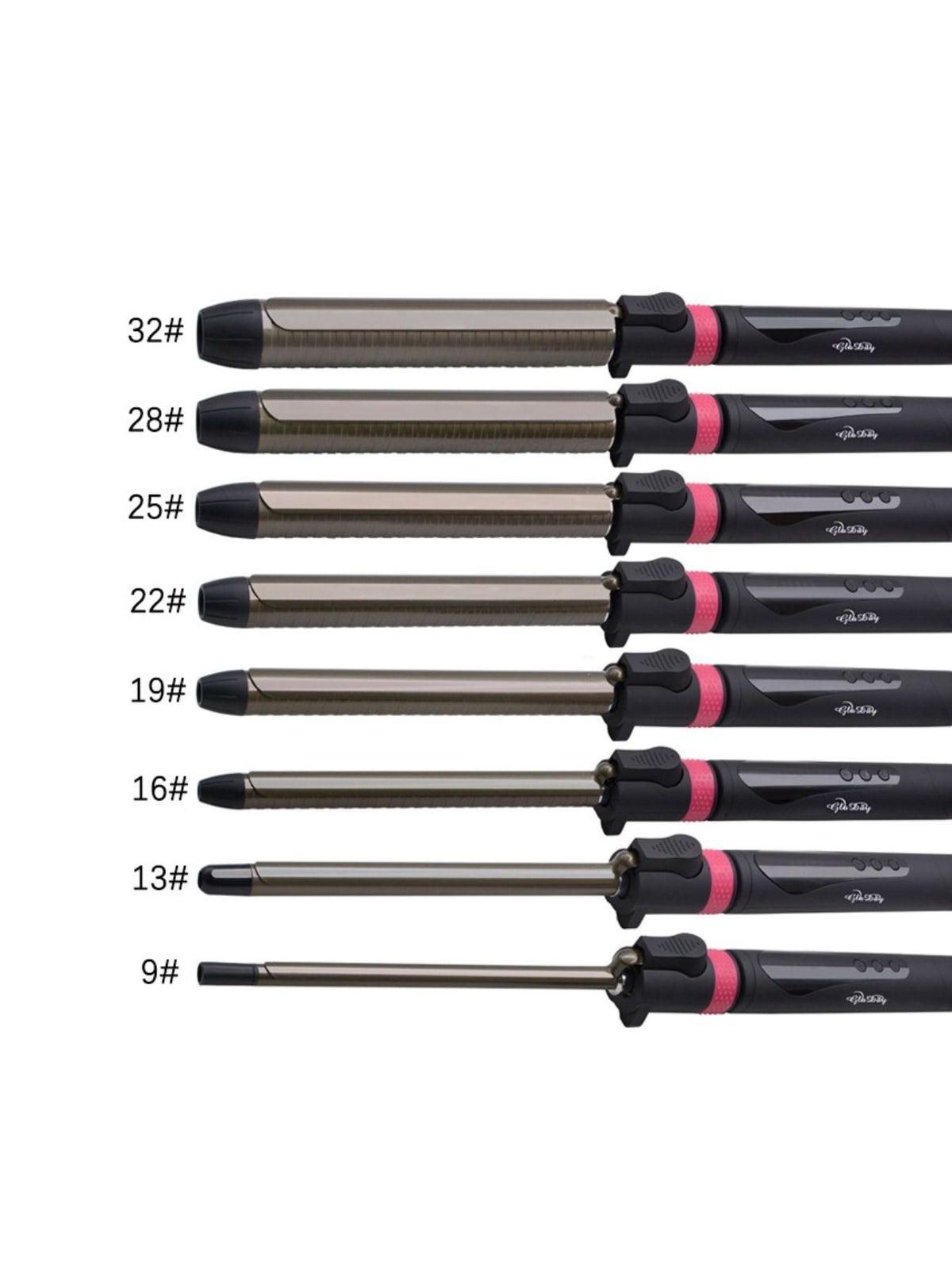 Curling iron creating curls