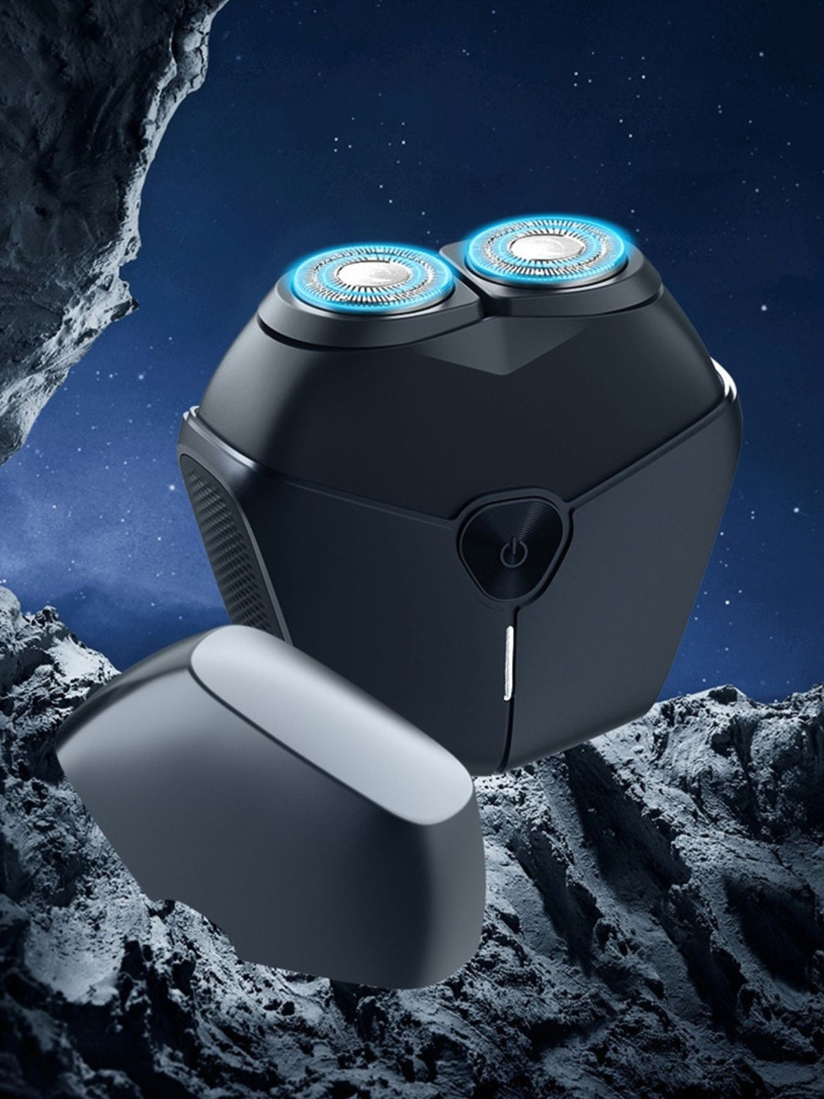 Electric shaver side profile