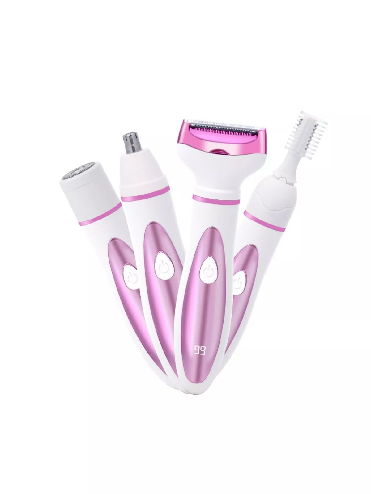 Hair remover attachments close up