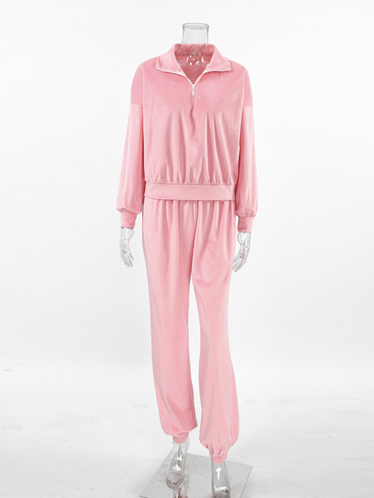 Long sleeve top and pants set styled