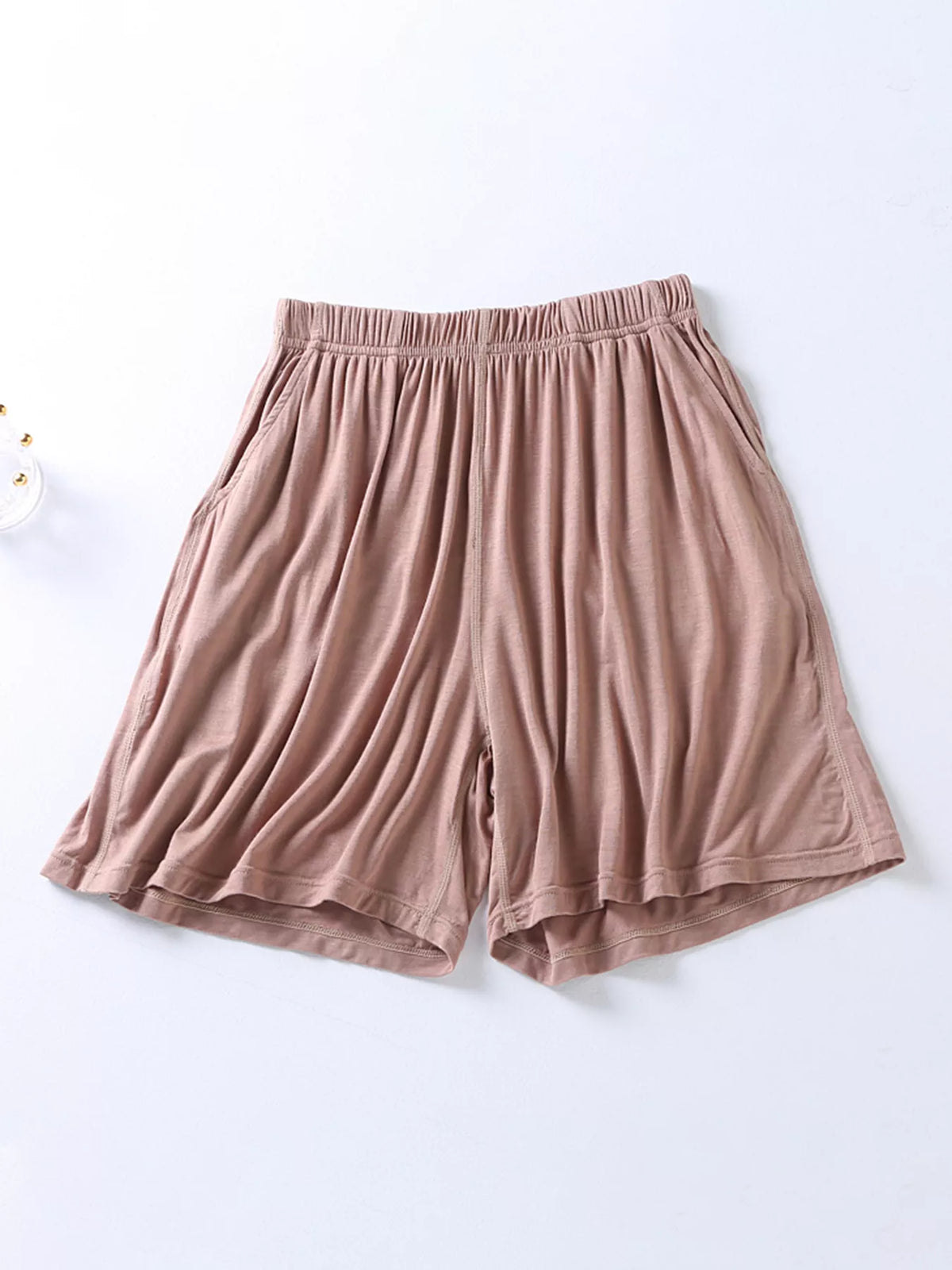 Plus Size Padded Modal Tee and Shorts Two Piece Set, view 13