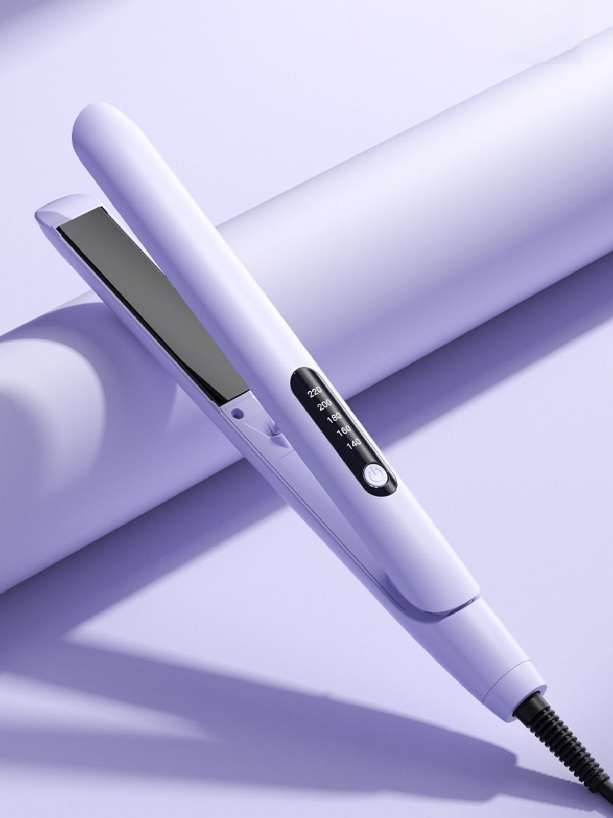 Straightener heating plates close up