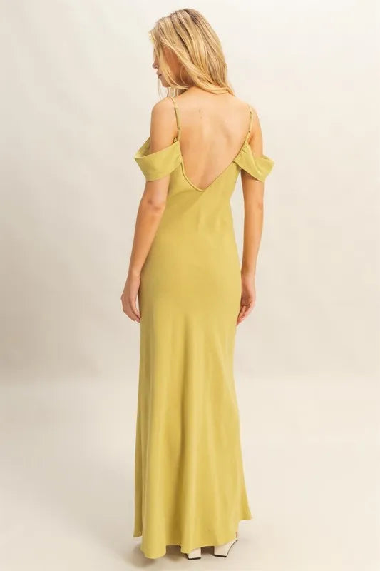 HYFVE flattering fit cami maxi dress back view