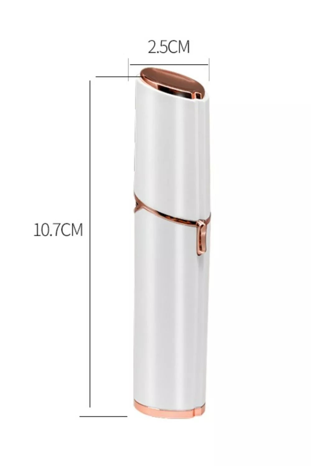 Compact ivory epilator full view