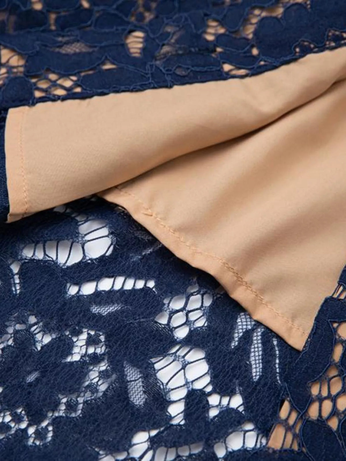 lace button down midi dress sleeve detail