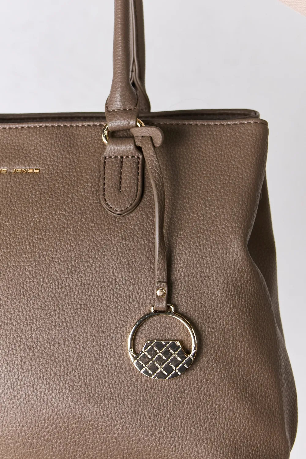 David Jones Structured Leather Handbag - Fashorio