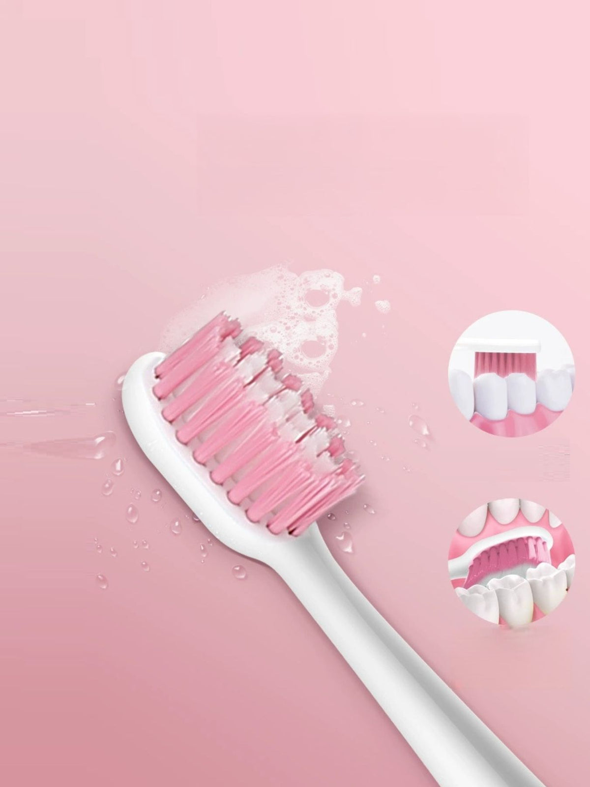 Toothbrush mode button detail