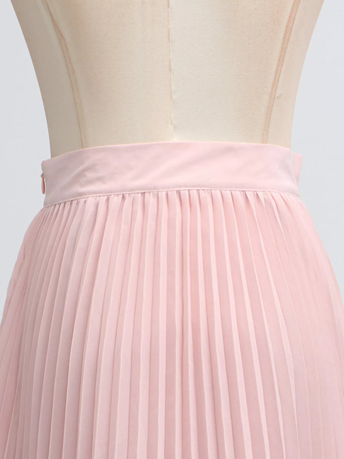 Frill Lapel Collar Top and Pleated Skirt Set, view 22