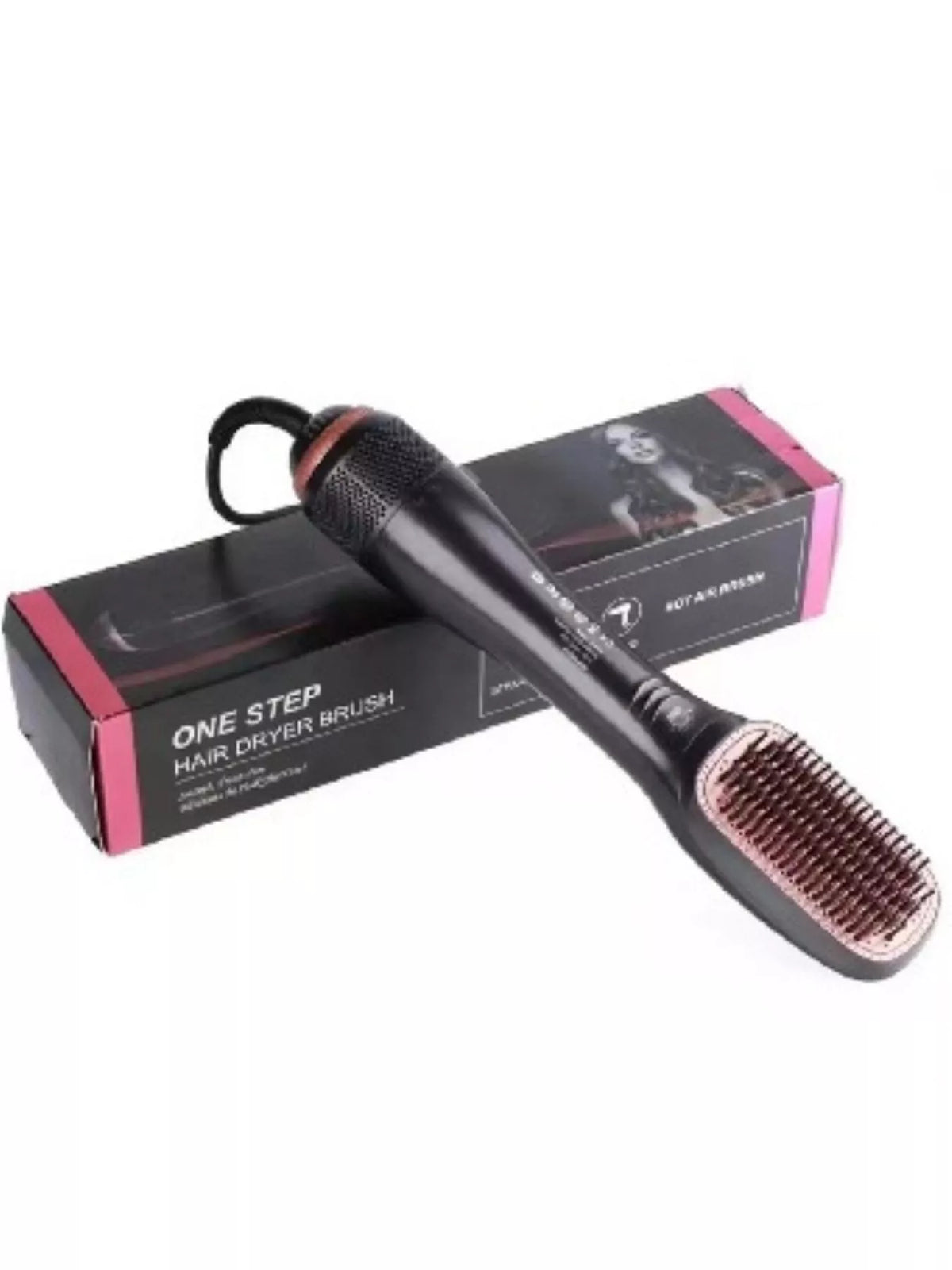 Straightening comb smoothing hair