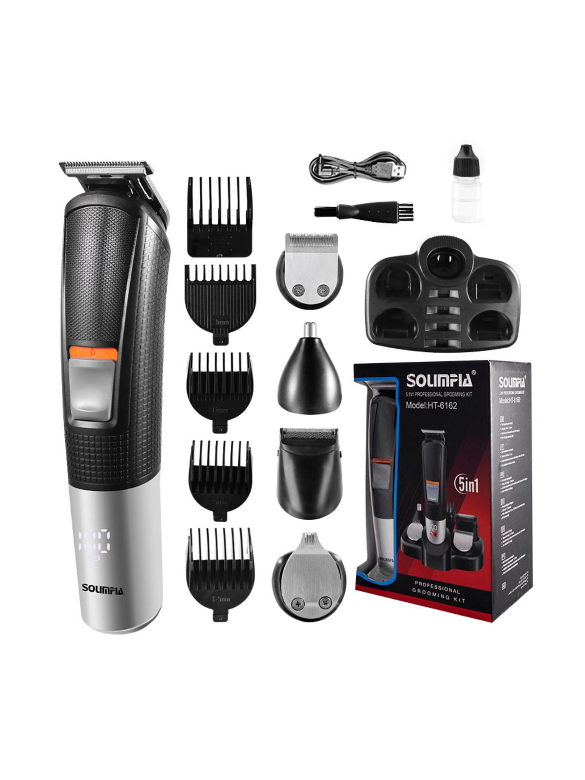 Rechargeable epilator power button