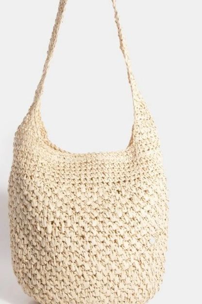 Fame Intricate Braided Hobo Shoulder Bag - Fashorio