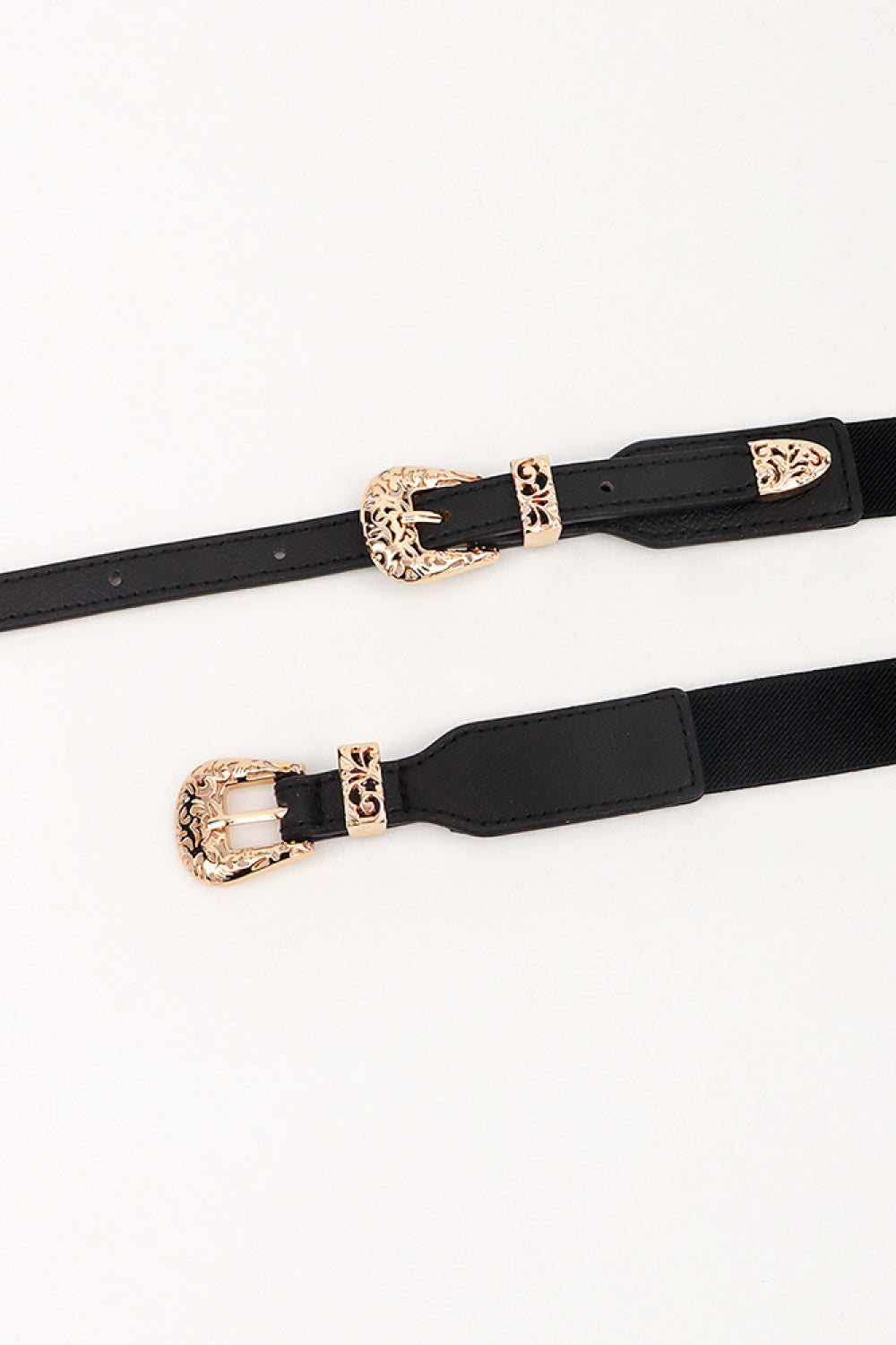 Double Buckle Elastic Belt - Fashorio