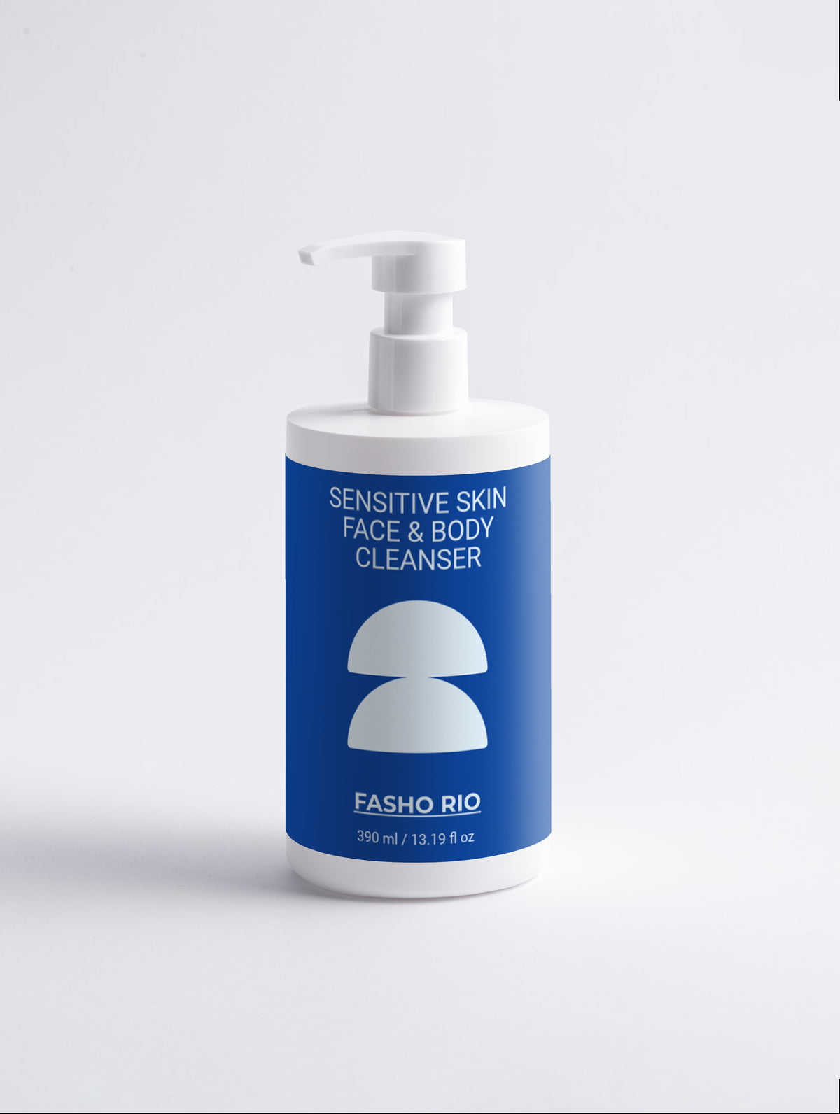 Sensitive Skin Face and Body Cleanser bottle
