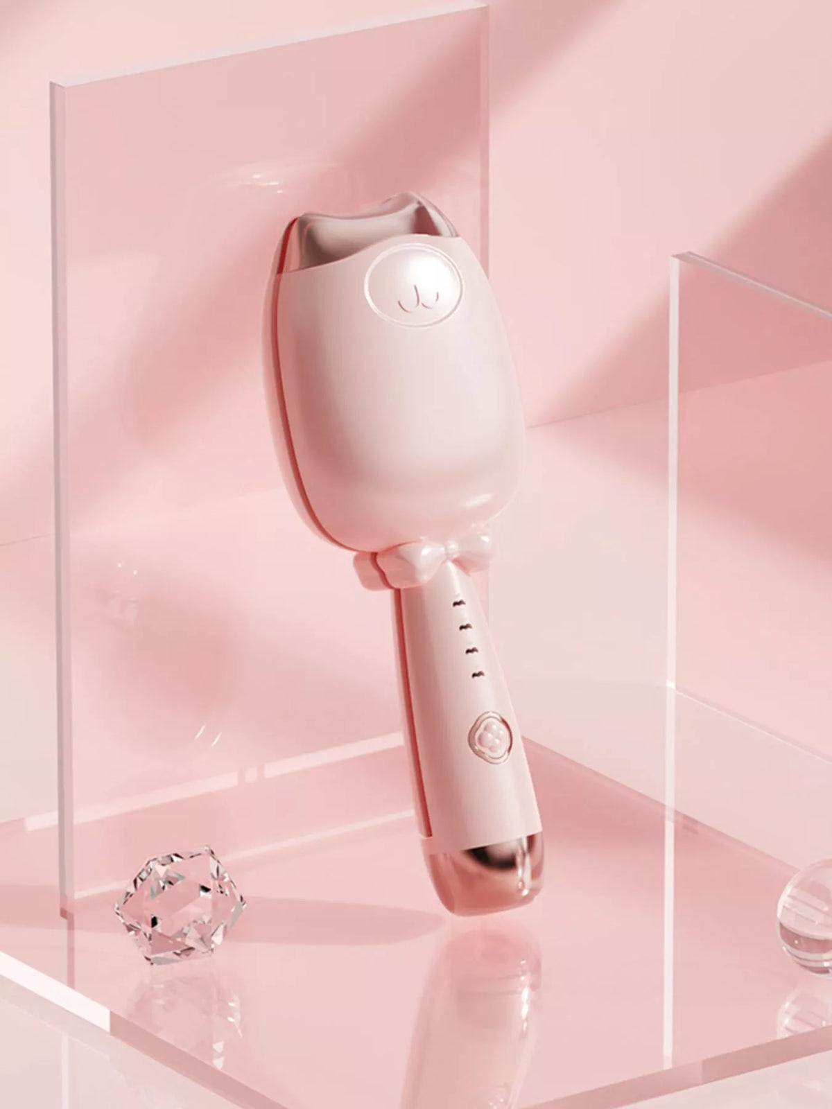 Cat paw curling iron lavender color