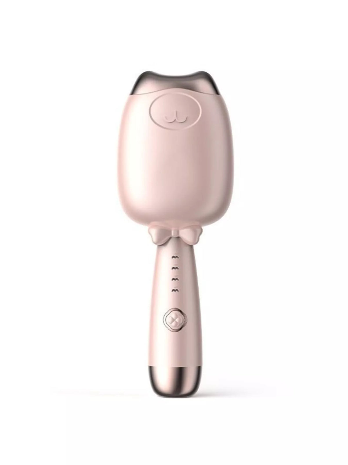 Curling iron styling wavy hair