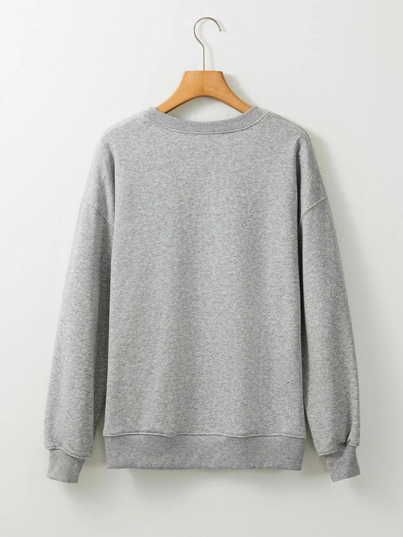 Halloween Spooky Ghost Sequin Sweatshirt - Fashorio