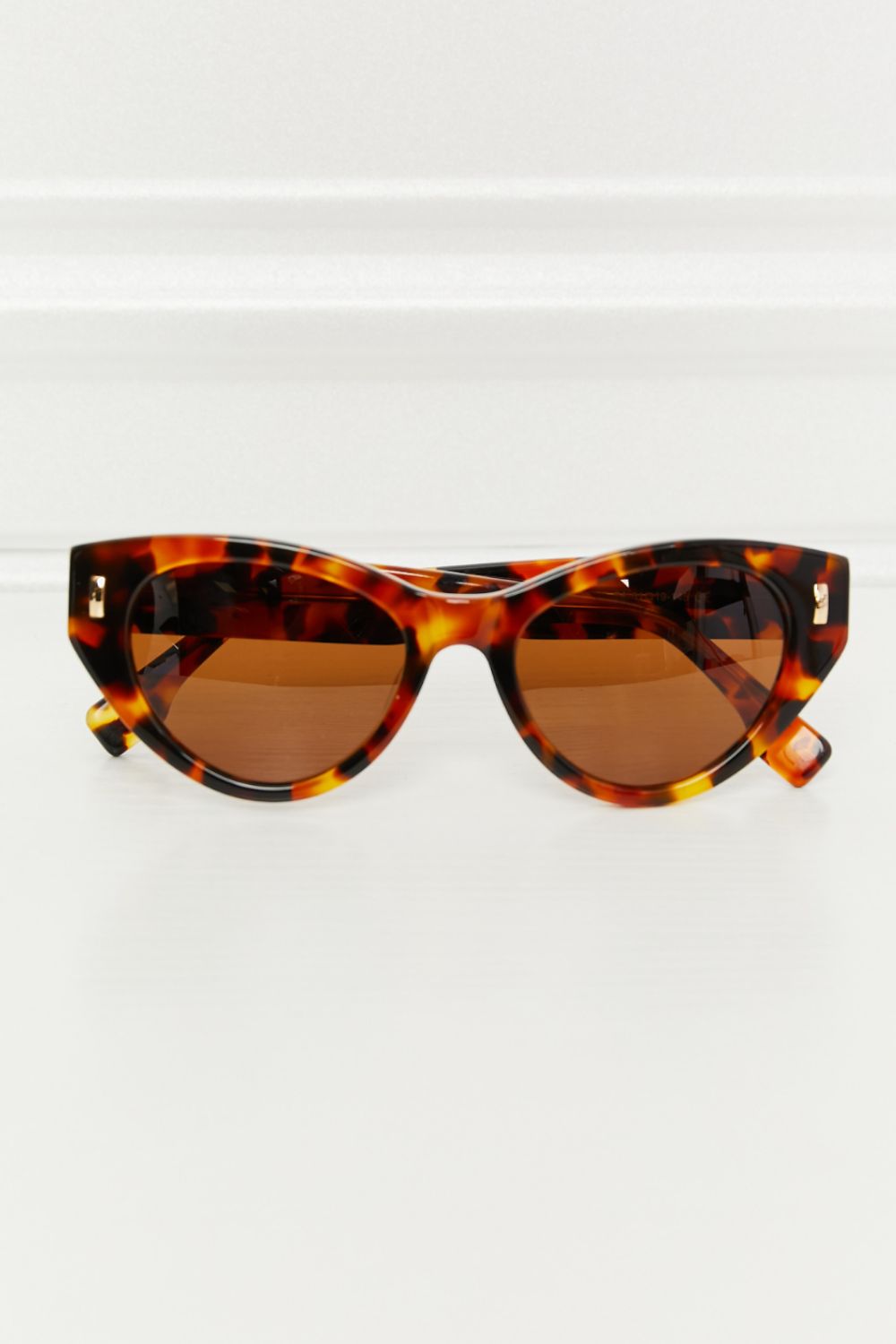 Tortoiseshell Acetate Frame Sunglasses - Fashorio