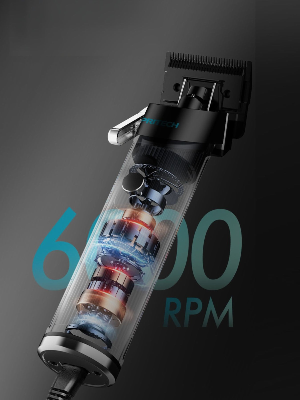 Rechargeable clipper side profile