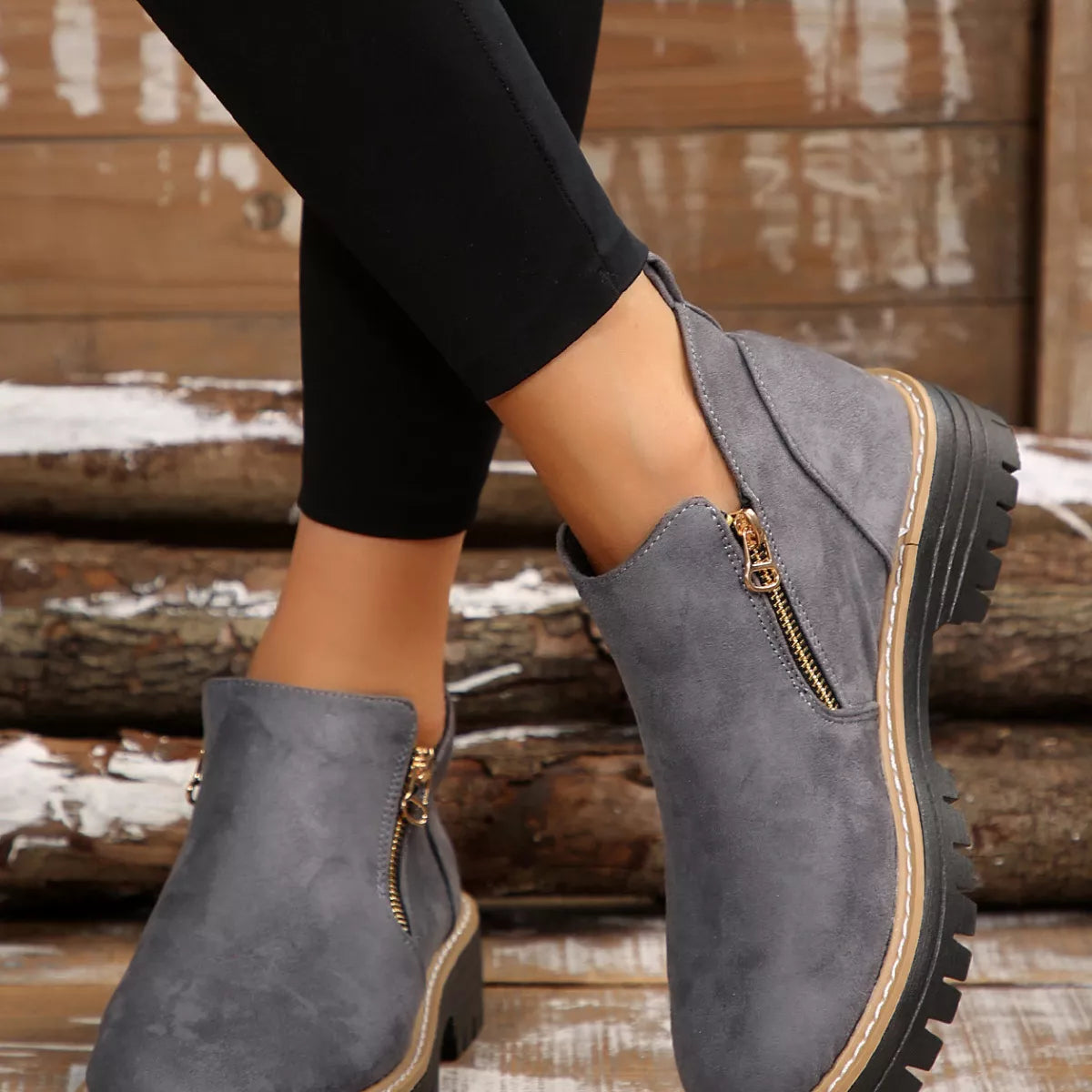 side zip ankle boots alternate colorway