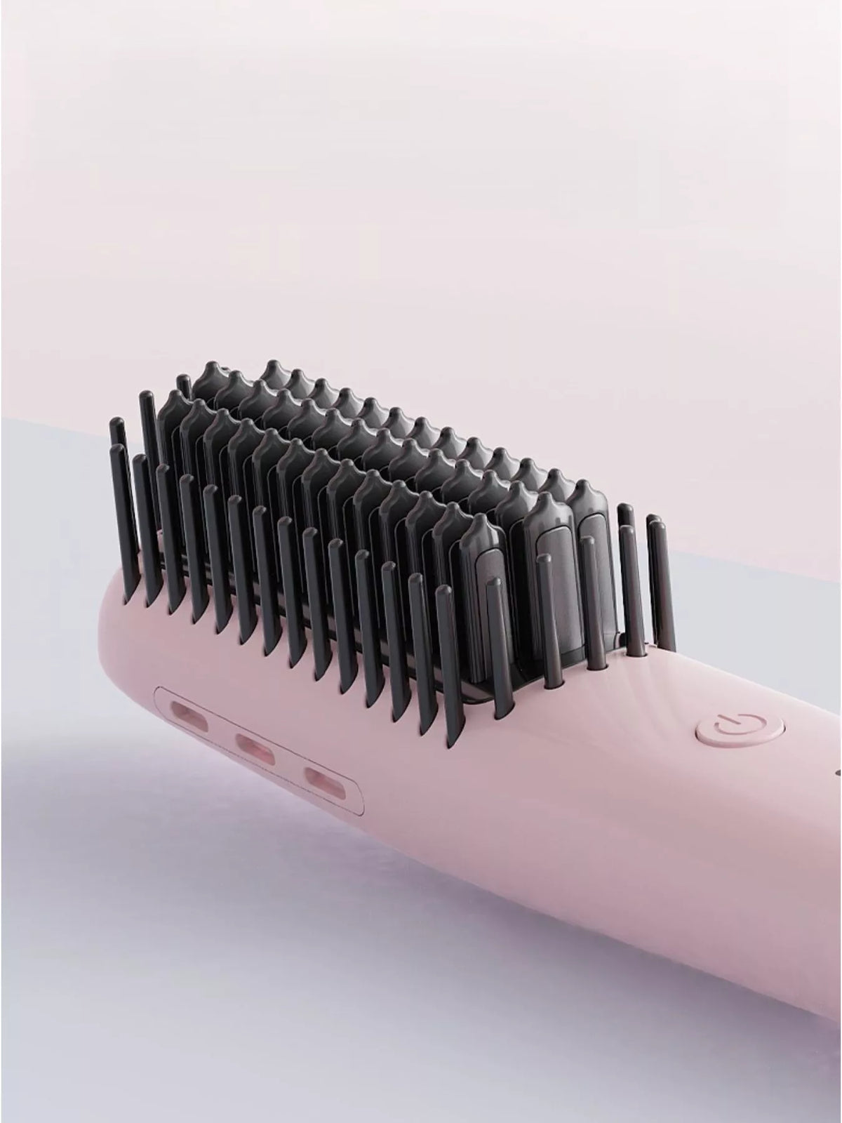 Hair straightener brush controls