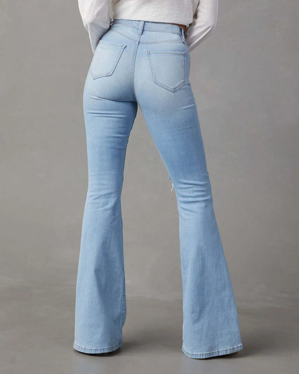 Stretch skinny denim full length