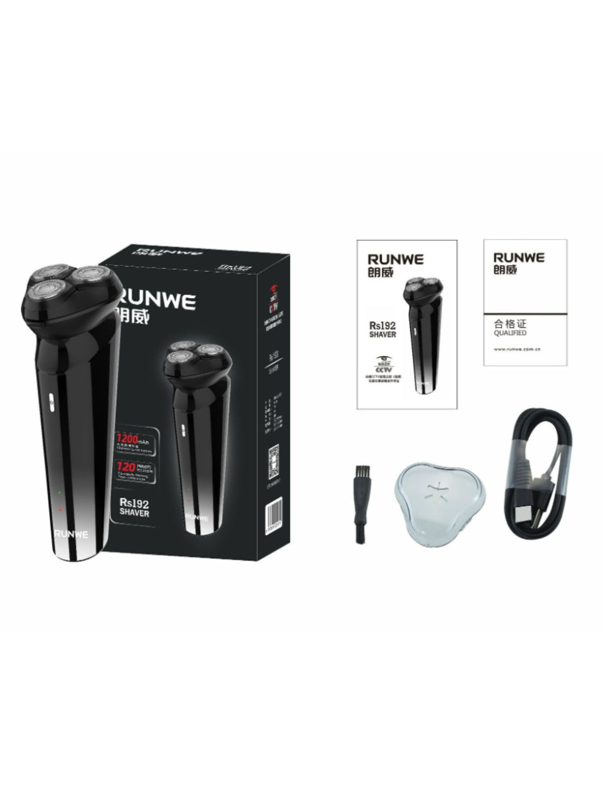Three head rotary shaver full overview