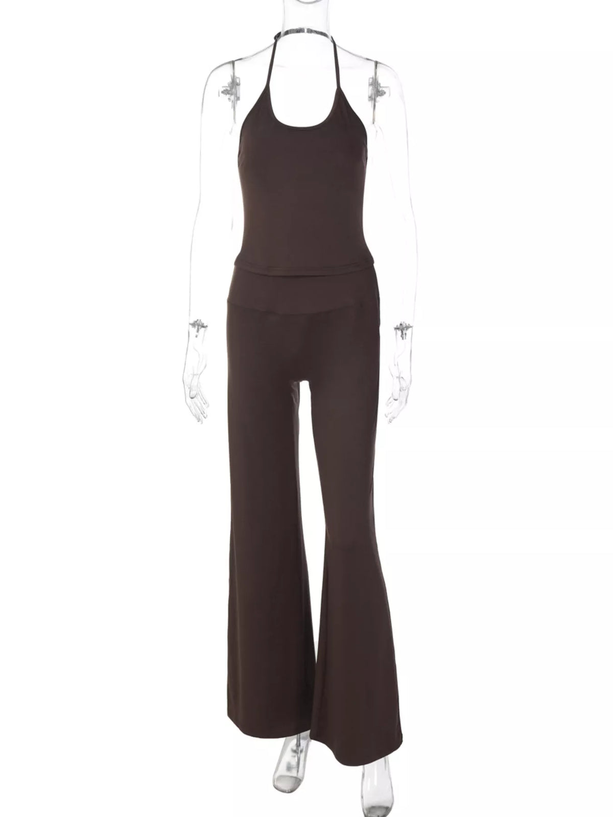 Halter neck set close detail