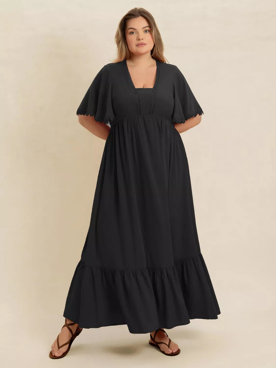 Flutter sleeve close view