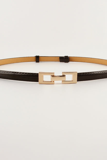 PU Skinny Belt - Fashorio