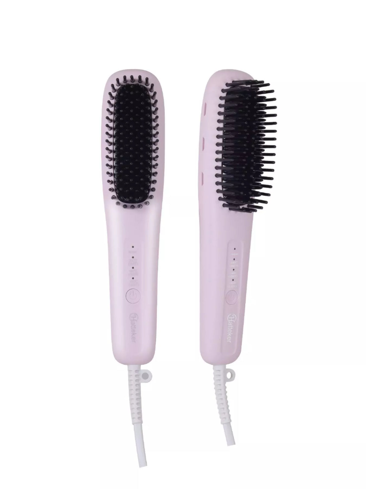 Straightening comb teeth close up detail
