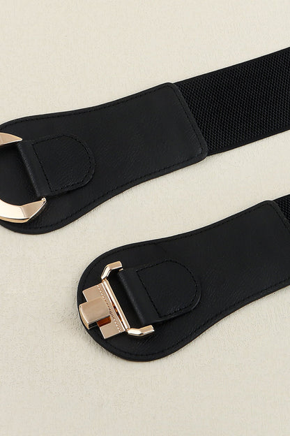 Alloy Buckle Elastic Belt - Fashorio