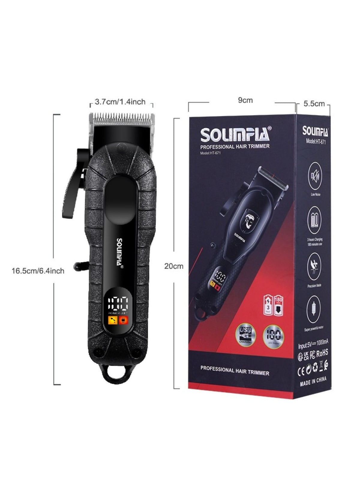 Hair clipper charging base detail