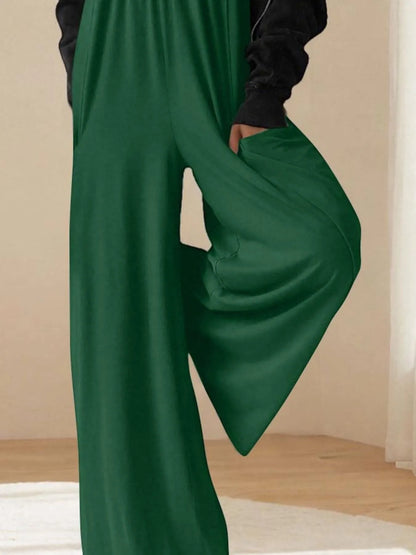 Spaghetti Strap Wide Leg Jumpsuit - Fashorio