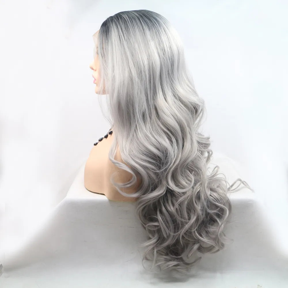 Wig lace hairline close up
