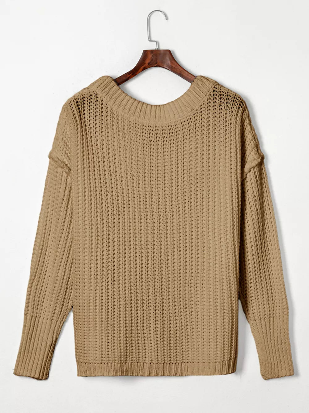 Slouchy Chunky Ribbed Sweater view 13