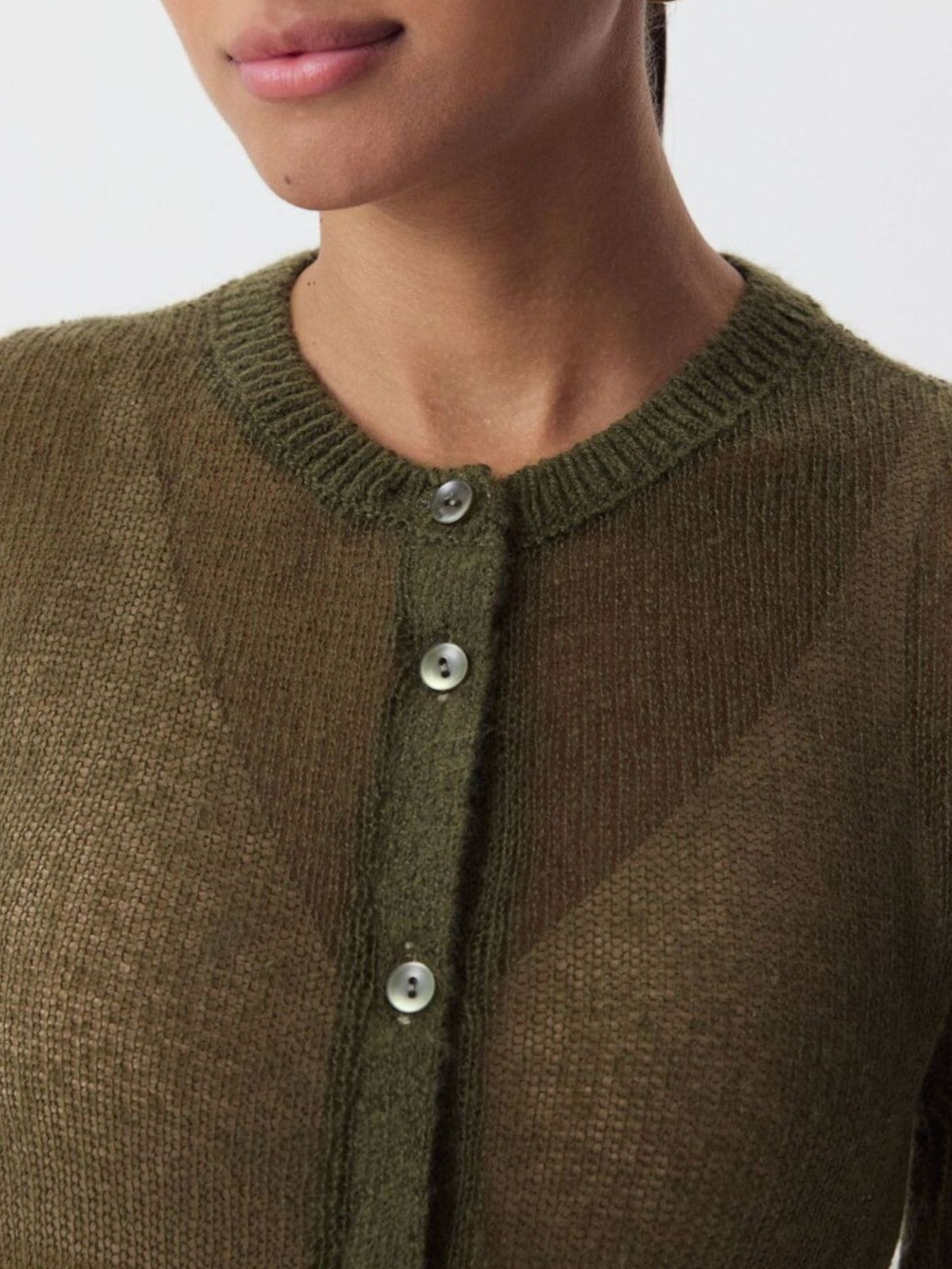 Button up cardigan layered outfit