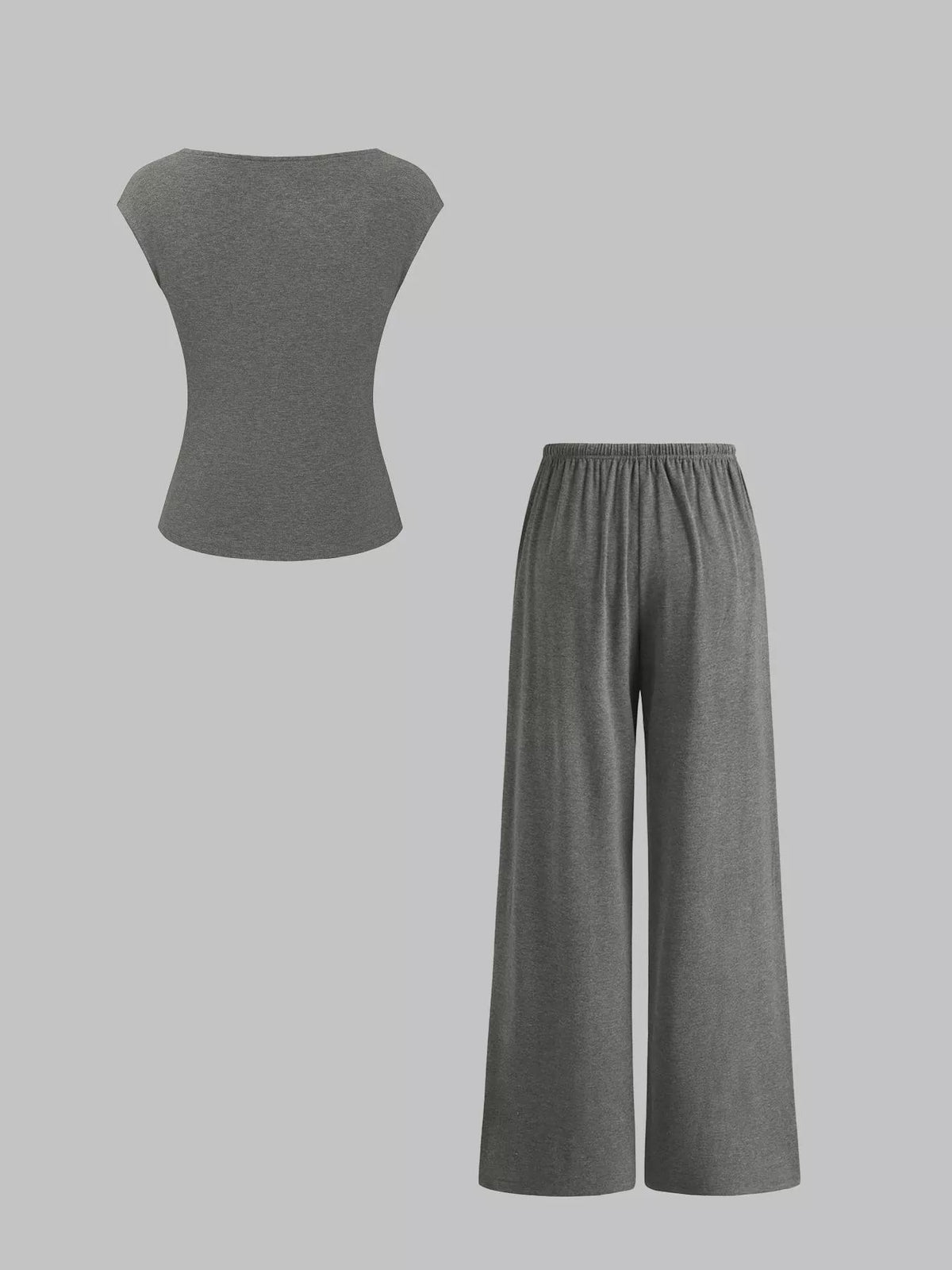 Relaxed solid top detail