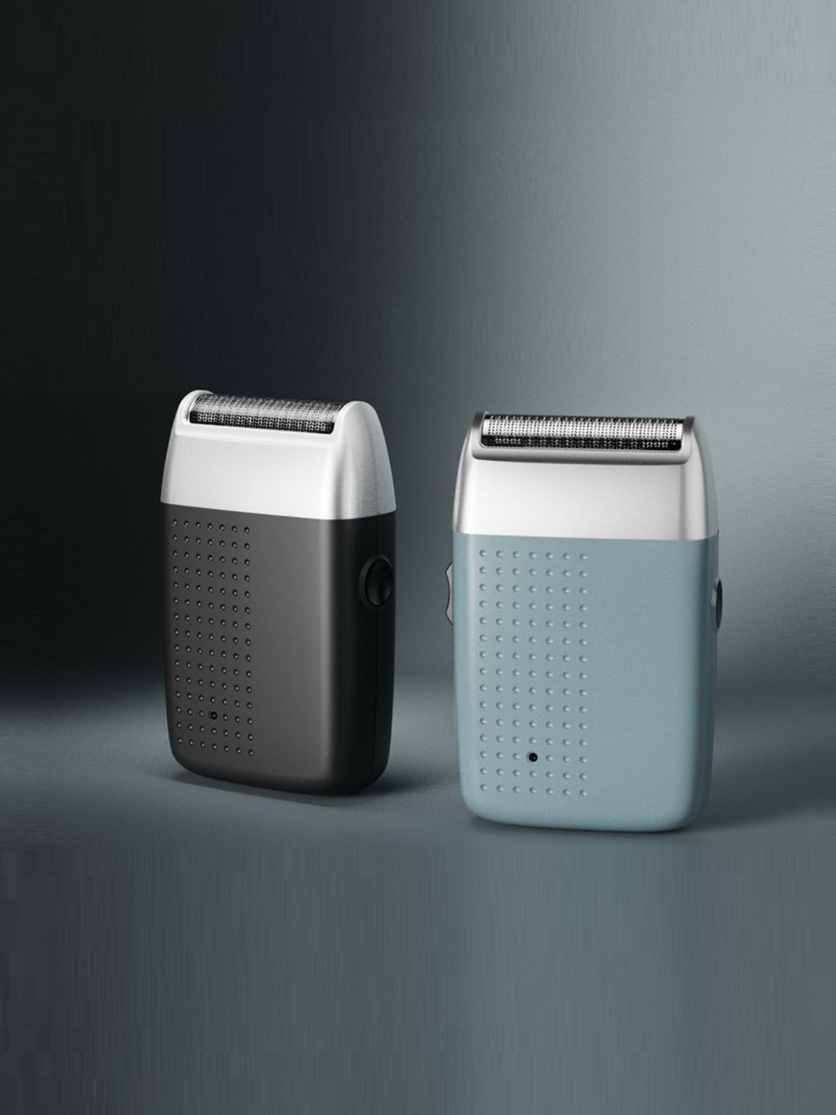 Portable shaver held in hand