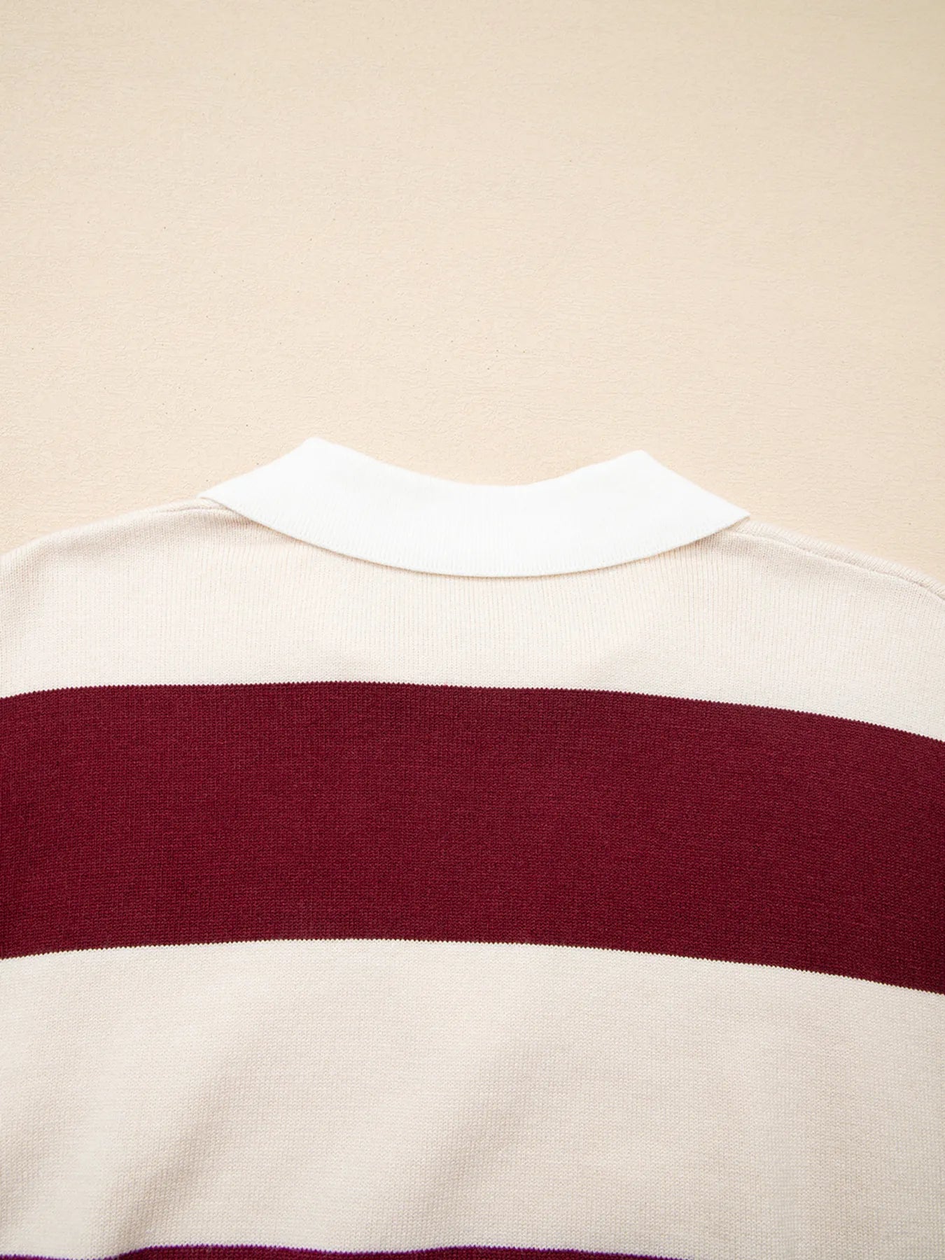 Color Block Long Sleeve Knit Top - Fashorio