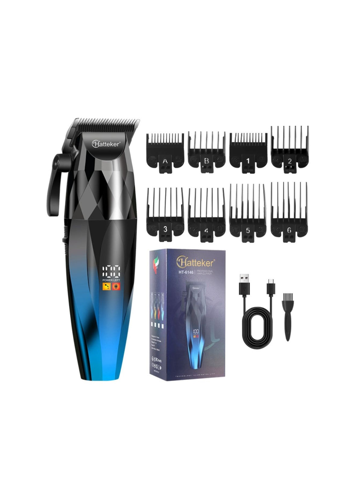 Multifunctional hair clipper grooming kit