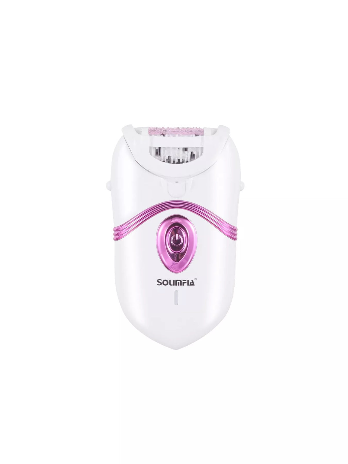 Epilator size shown in hand