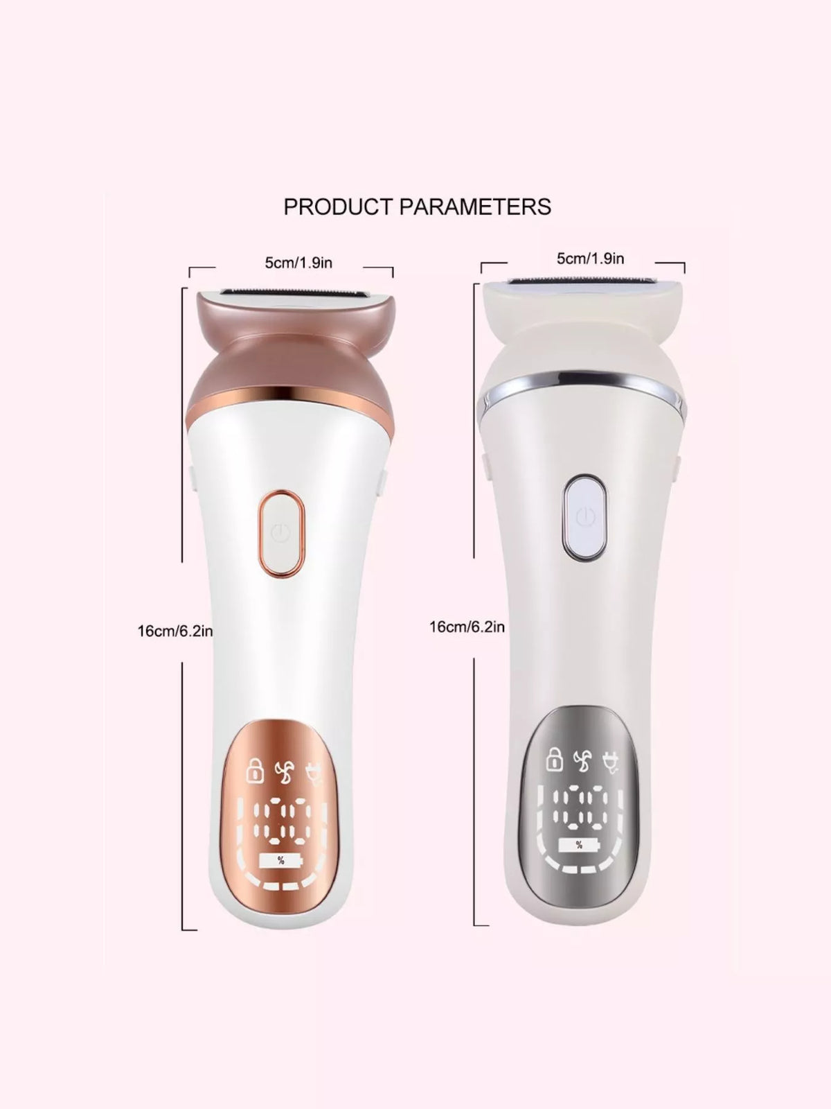 Electric epilator full product view