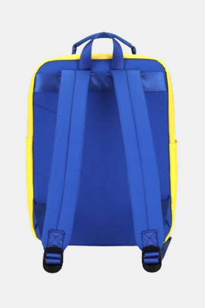 Himawari Contrast Nylon Backpack Bag with Handles - Fashorio