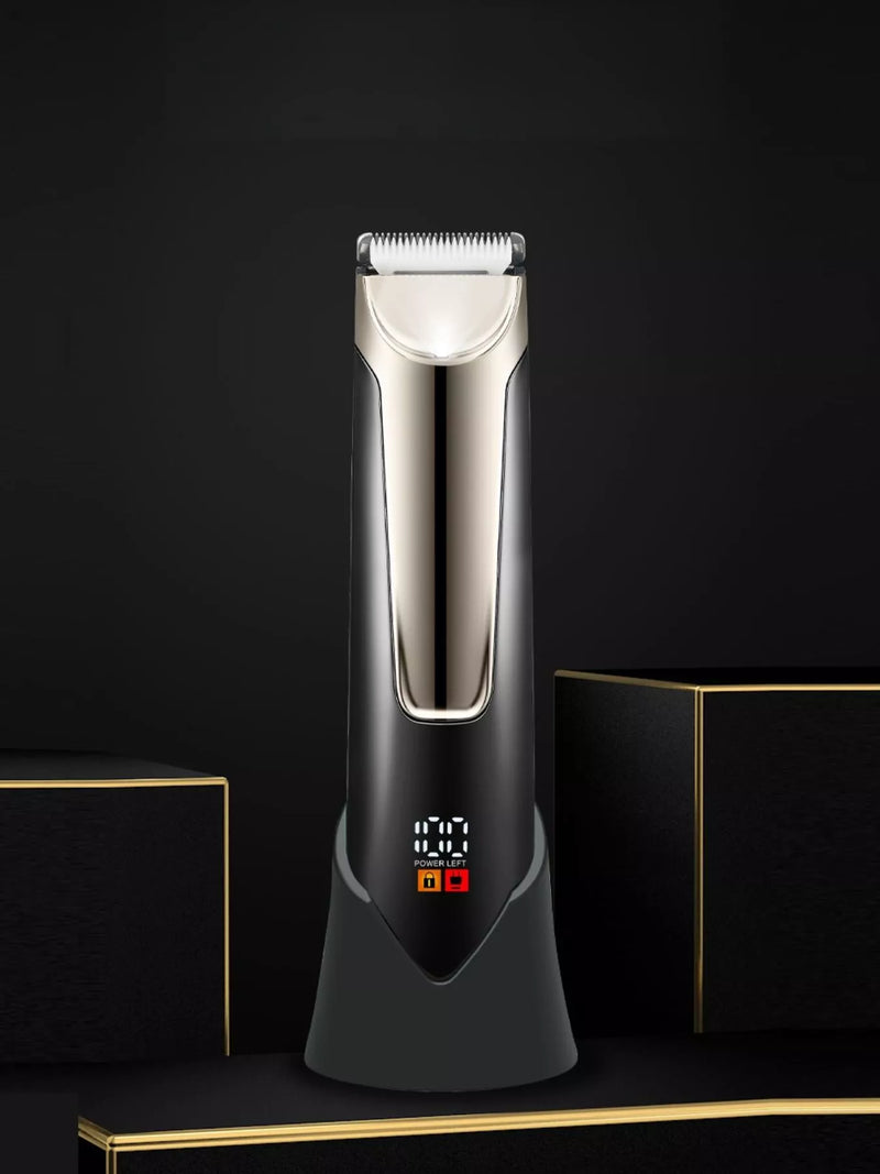 Men's waterproof electric trimmer front view