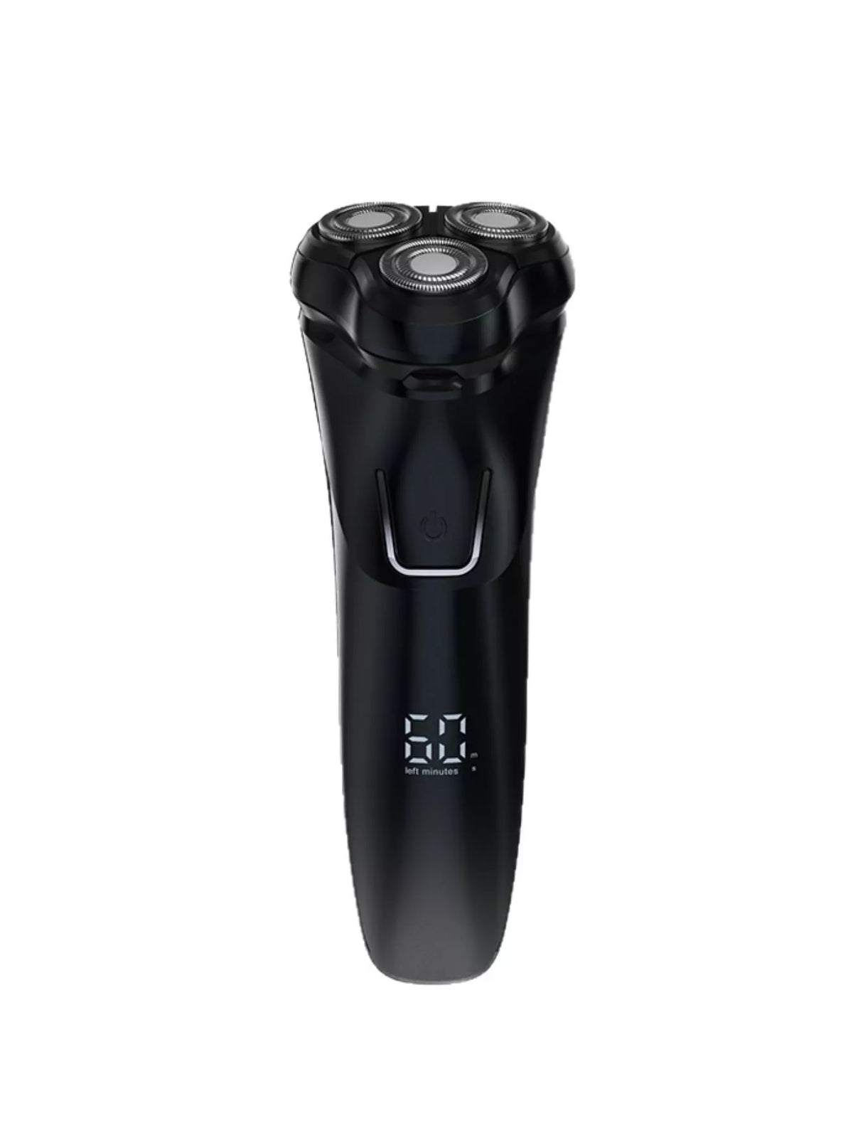 Rotary shaver with cleaning brush accessory