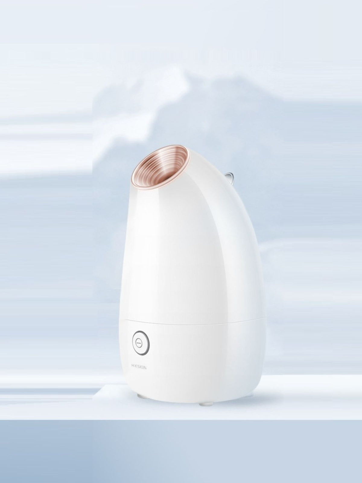 Facial steamer in rose gold